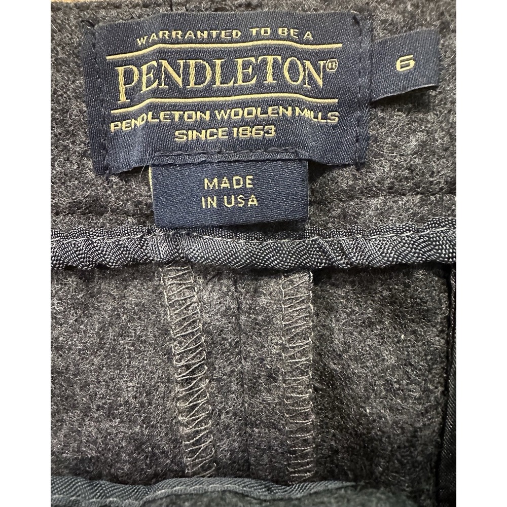 Pendleton Womens Pleated Wool Trousers Pants Size 6 Made in USA - Picture 3 of 6